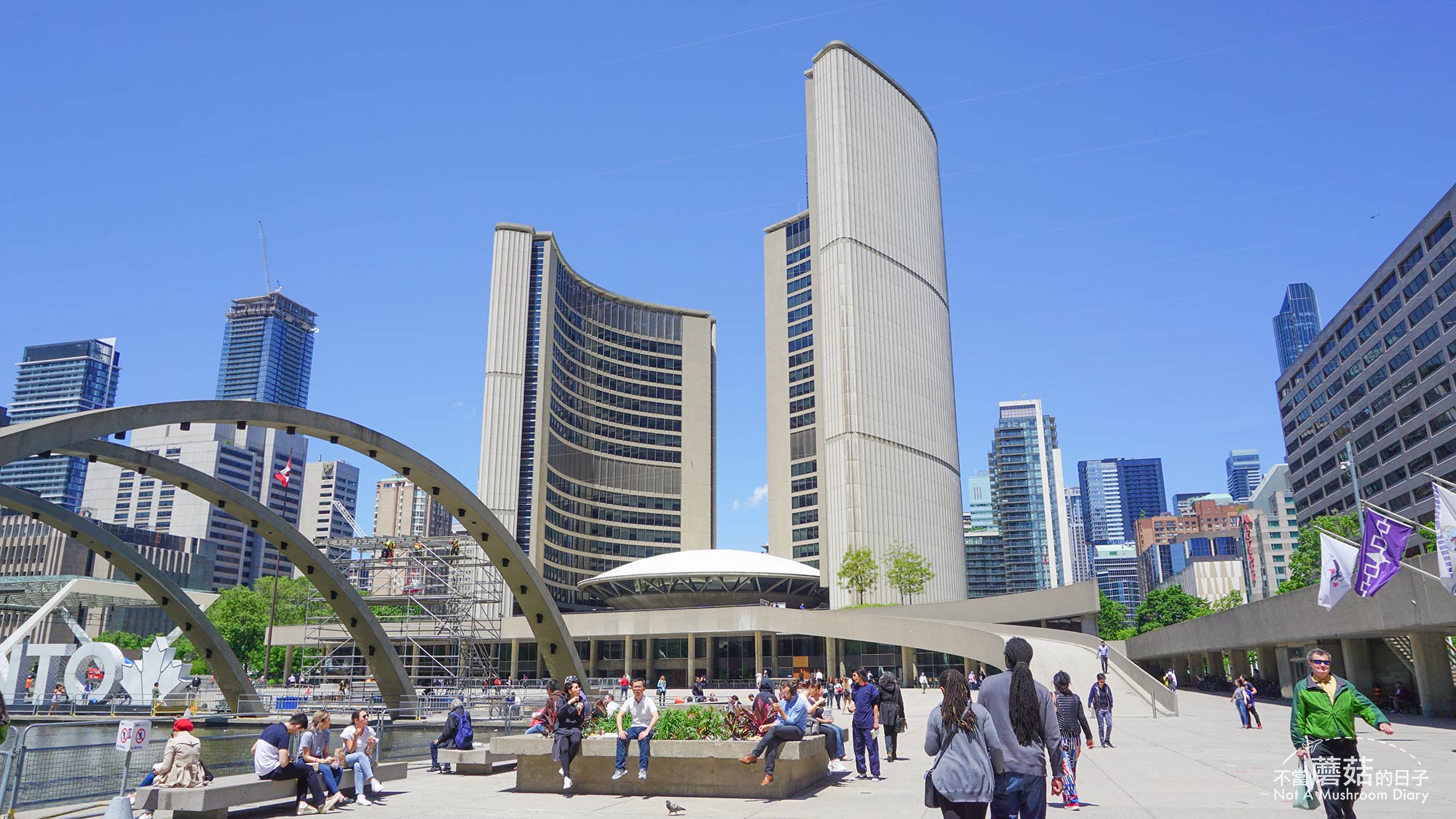 Nathan Phillips Square 多倫多 加拿大 自由行 