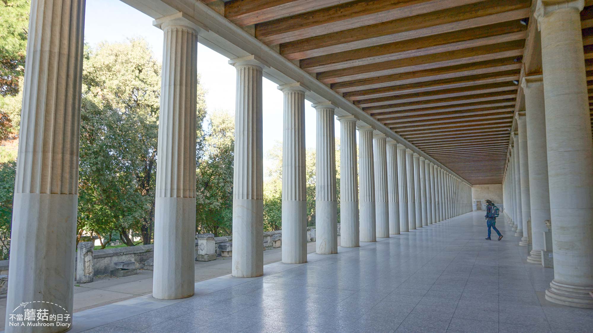雅典 希臘 景點 古雅典市集 Ancient Agora of Athens 阿塔羅斯廊柱