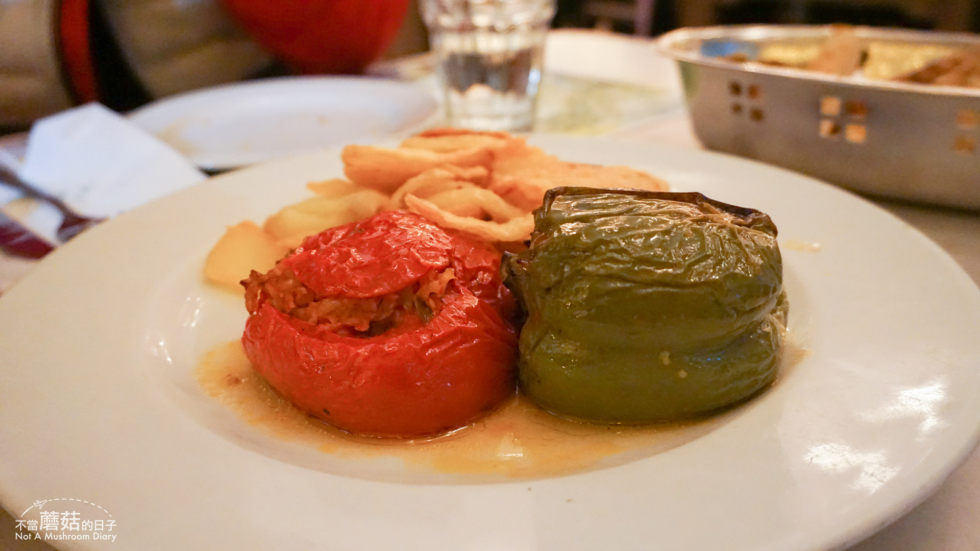 希臘 必吃 餐廳 美食 鑲飯 海鮮盤 Efcharis