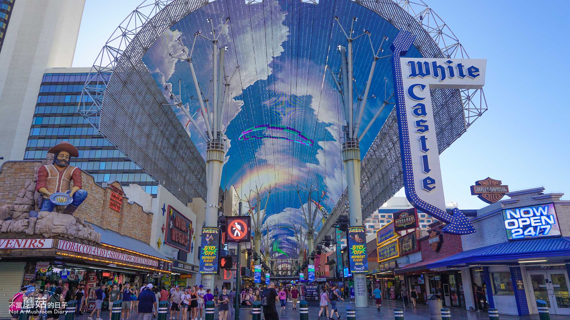 拉斯維加斯 賭城 景點 弗蒙街 交通 必吃 Fremont Street