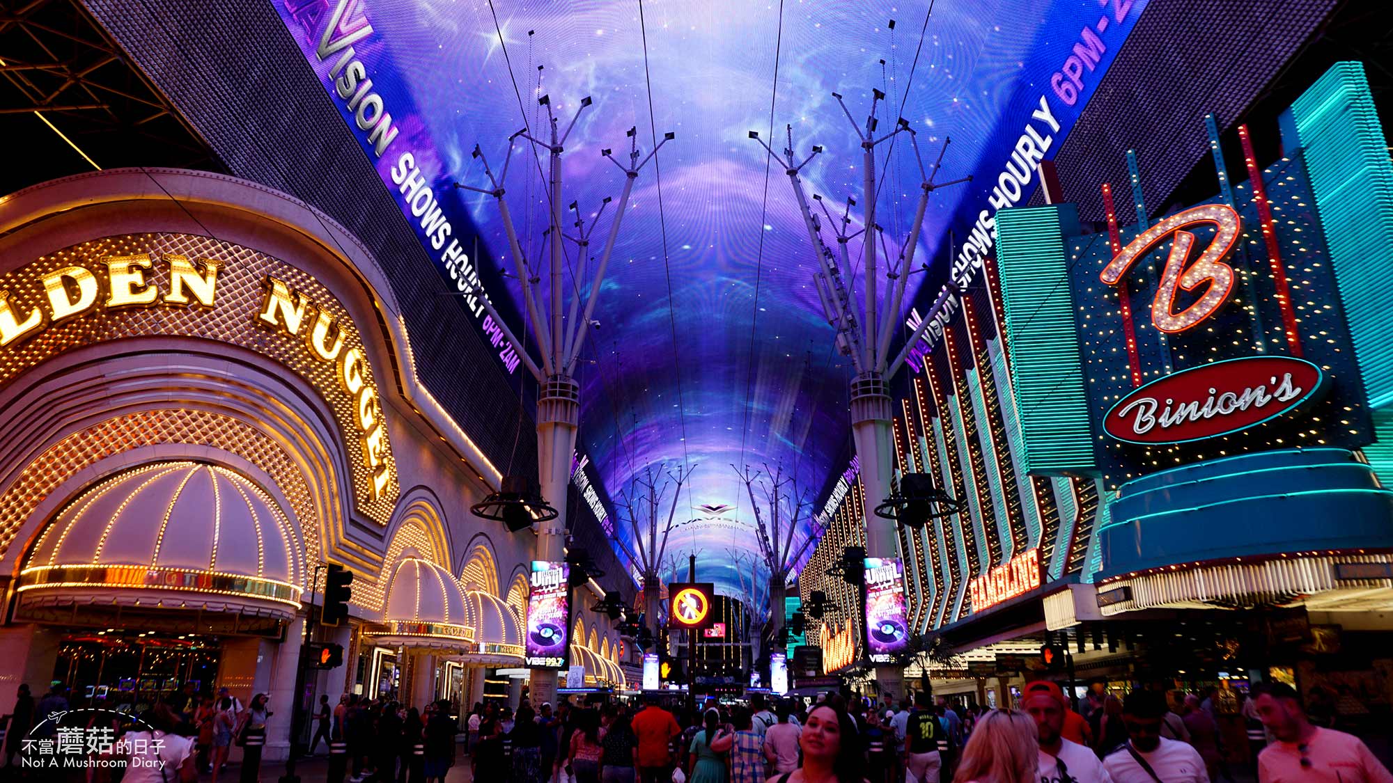 拉斯維加斯 賭城 景點 弗蒙街 交通 必吃 Fremont Street
