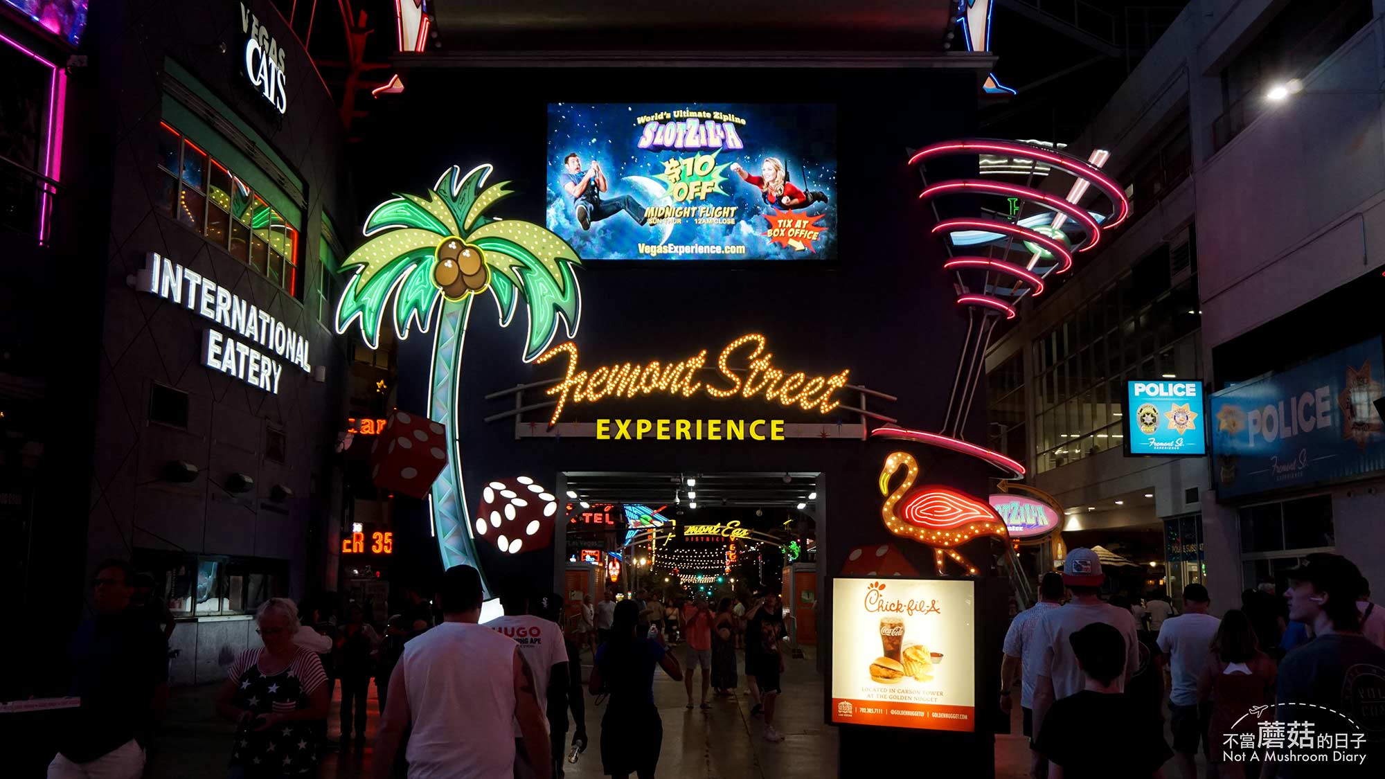拉斯維加斯 賭城 景點 弗蒙街 交通 必吃 Fremont Street