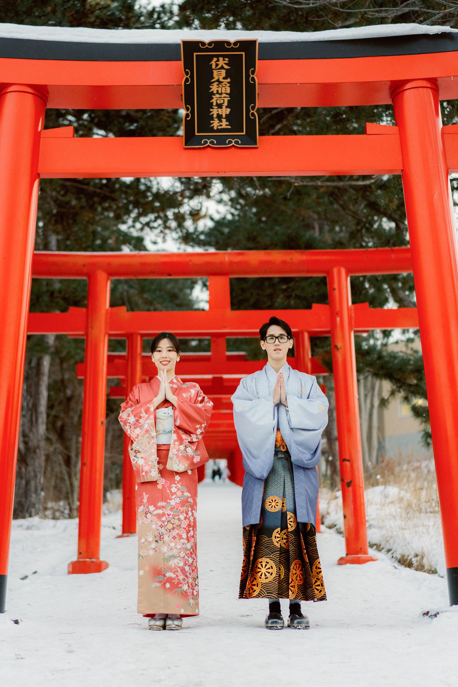 札幌 北海道 自由行 景點 北海道 伏見稻荷神社 婚紗