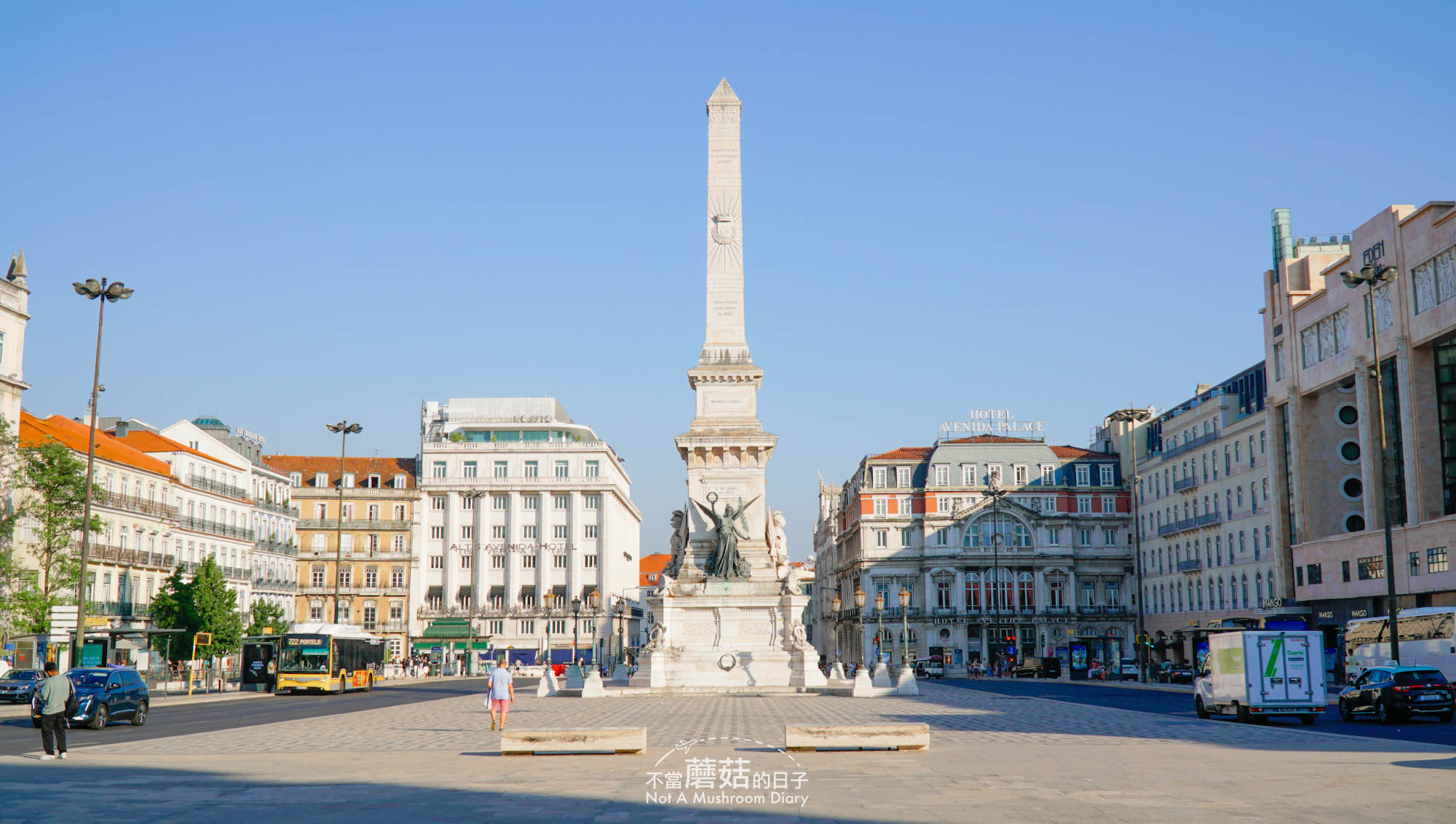 里斯本 葡萄牙 景點 推薦 自由行 自由大道 Av. de Liberdade 光復廣場 Praça dos Restauradores 羅西歐廣場 Rossio 奧古斯塔街 R. Augusta 商業廣場 Praça do Comércio