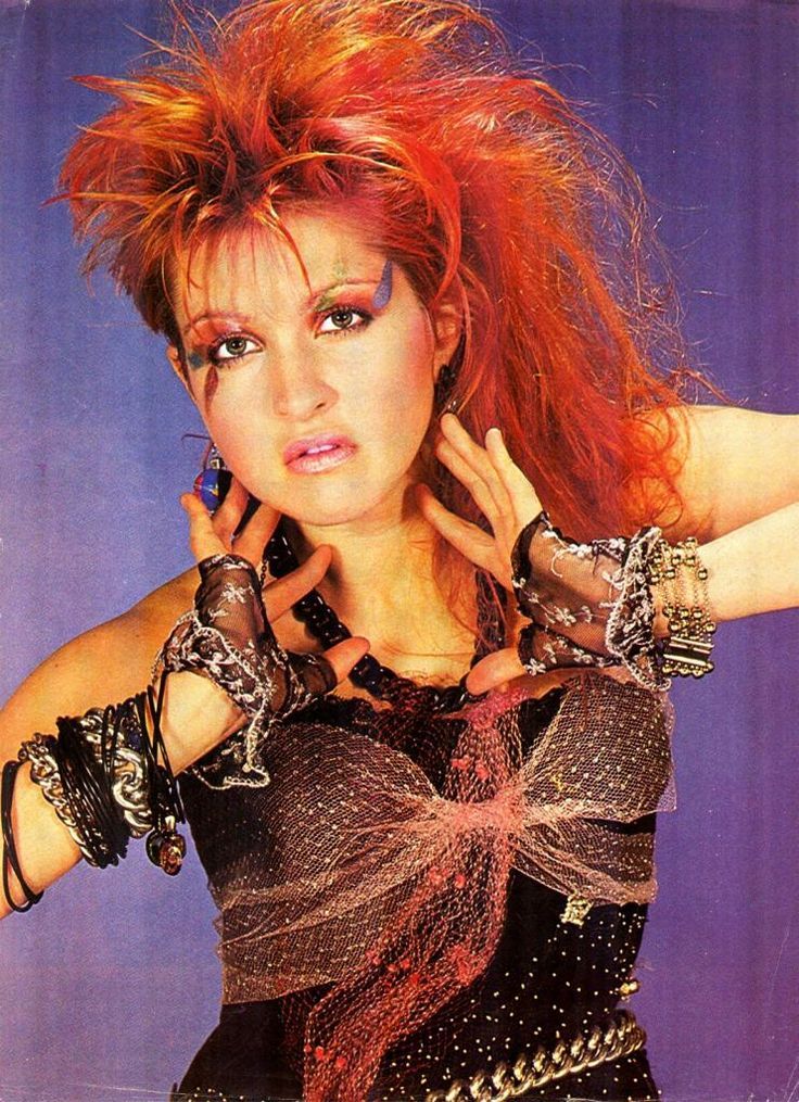 Cyndi Lauper 80年代妝容